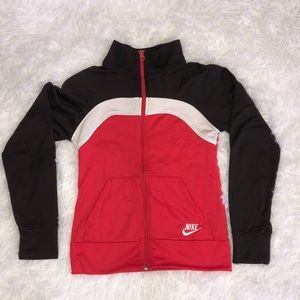 Nike Red & Black Zip-Up Size 10/12